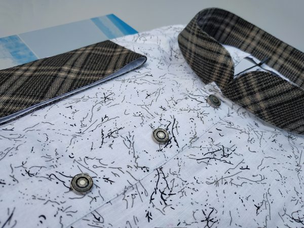 Attractive printed white color panjabi for men, eid collection Attractive white color printed panjabi for men, Eid collection