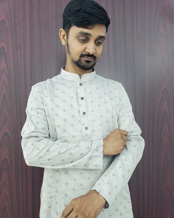New collection Stylish Printed Soft Cotton Exclusive High-quality Premium Panjabi Comfortable and Suitable