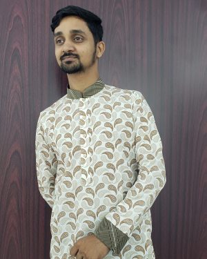 New collection Printed Soft Cotton Exclusive High-quality Premium Panjabi