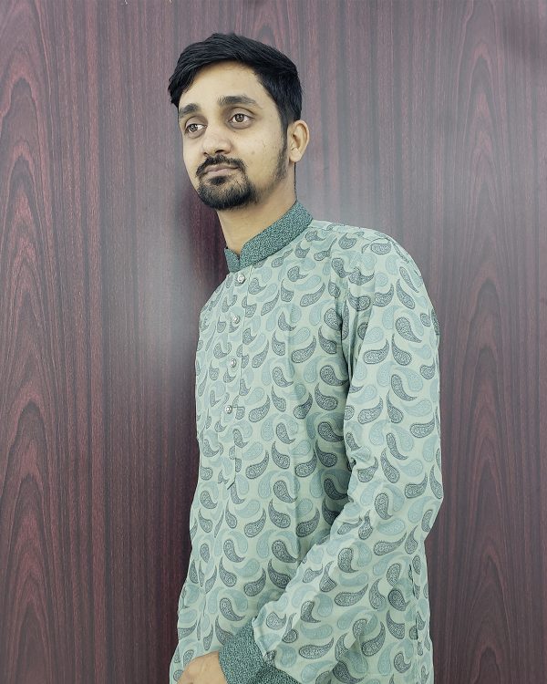 New collection Stylish Printed Soft Cotton Exclusive High-quality Premium Panjabi Comfortable and Suitable4