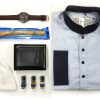 Combo Package - Panjabi + Leather wallet + Watch + Attar + Tupi + Miswak কম্বো প্যাকেজঃ পাঞ্জাবি লেদারের ওয়ালেট আতর হাত ঘড়ি টুপি মেসওয়াক Combo Package - Panjabi + Leather wallet + Watch + Attar + Tupi + Miswak কম্বো প্যাকেজঃ পাঞ্জাবি লেদারের ওয়ালেট আতর হাত ঘড়ি টুপি মেসওয়াক